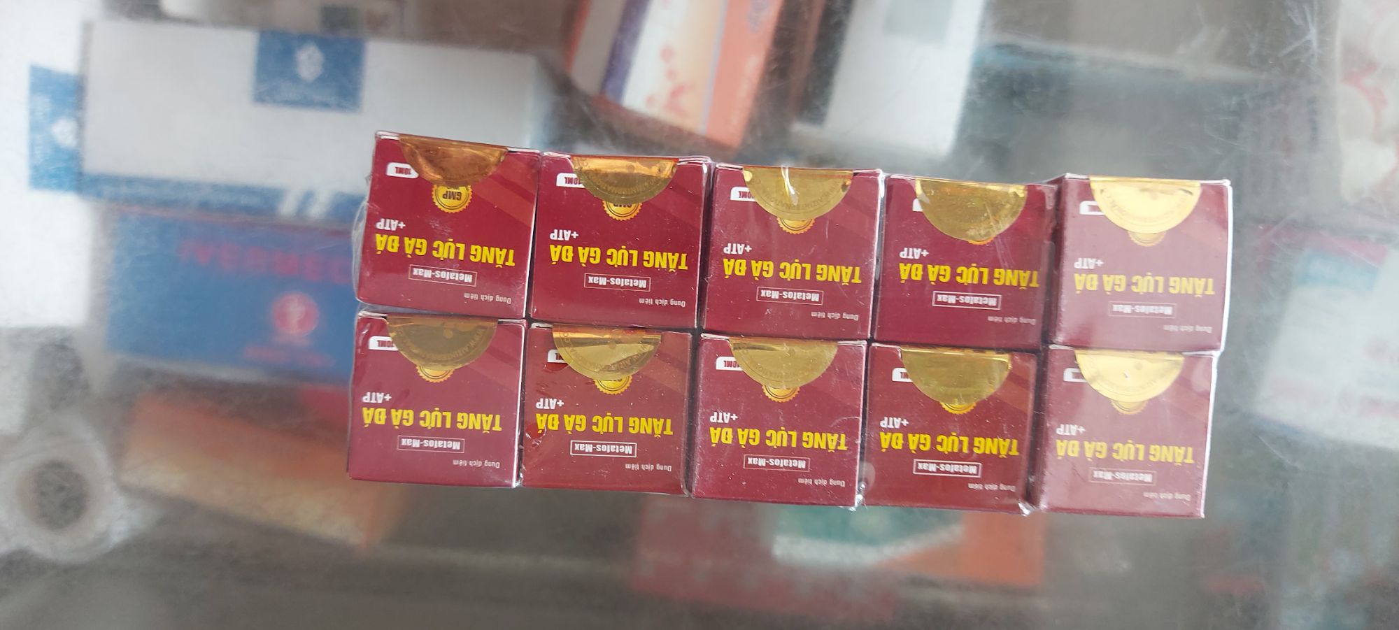 tăng lực gà đá +atp 10ml (metafos-mas) tang luc ga da