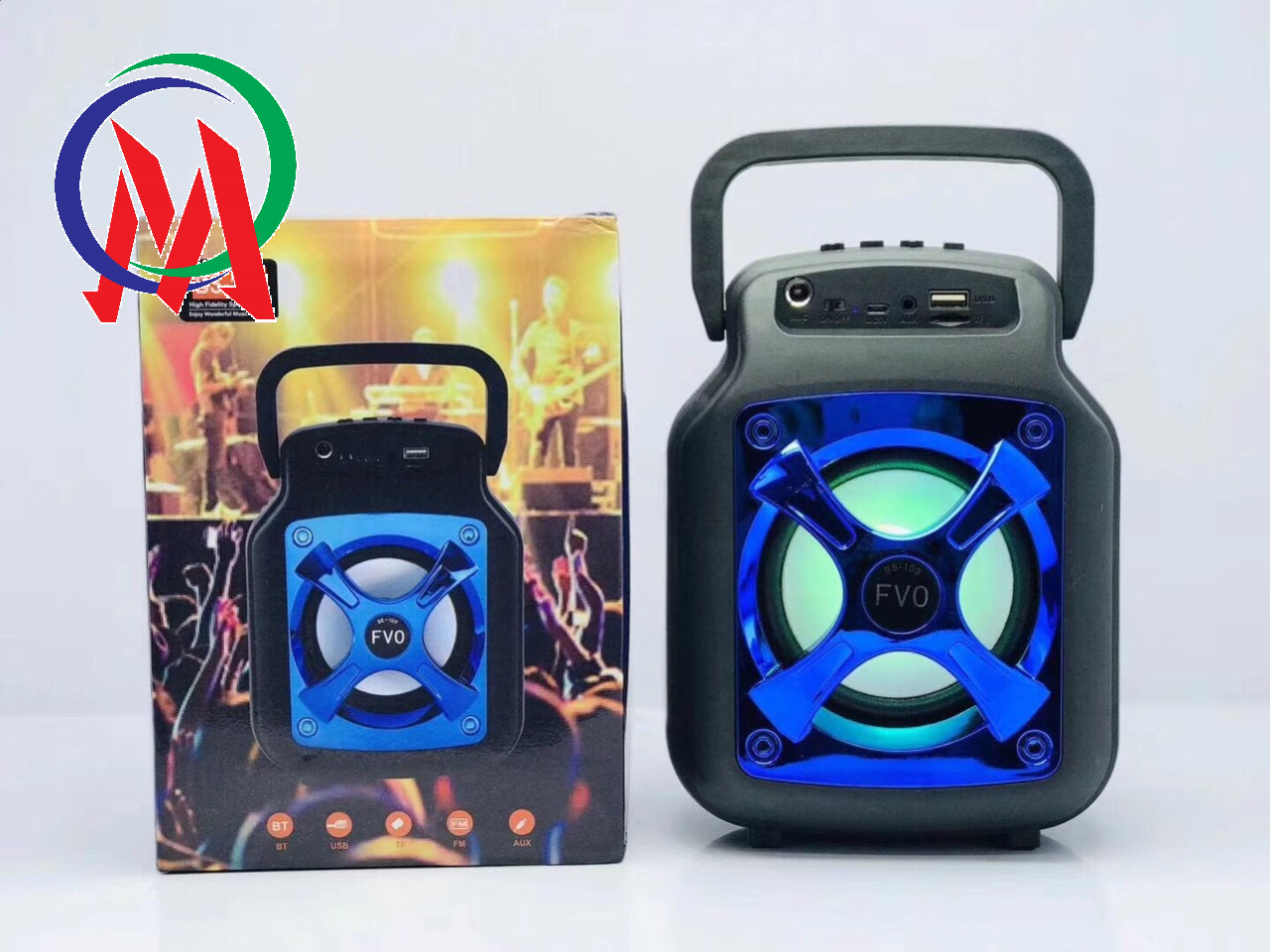 [HCM][Tặng kèm mic] Loa bluetooth Karaoke Mini BS-106A/B