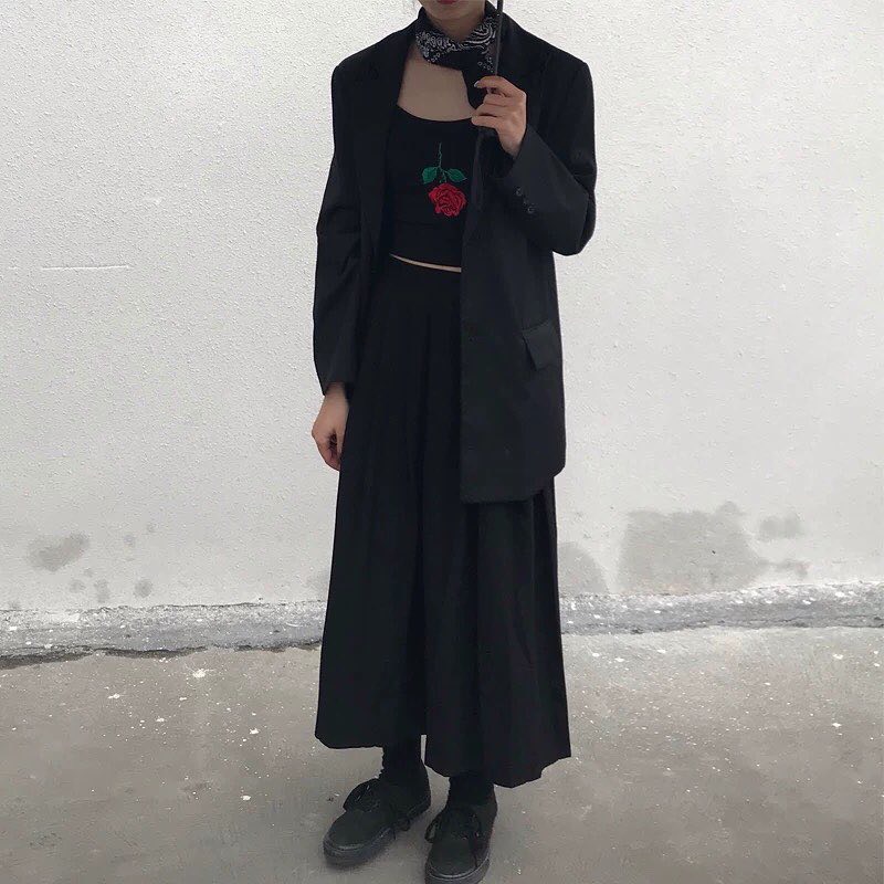 áo croptop thêu hoa hồng sexy