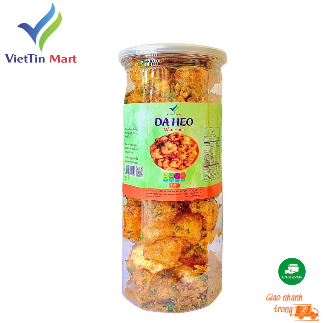 150g DA HEO SỐT MẮM HÀNH lon pet