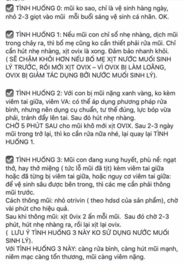 Dung dịch xịt mũi Ovix Baby VA 20ml