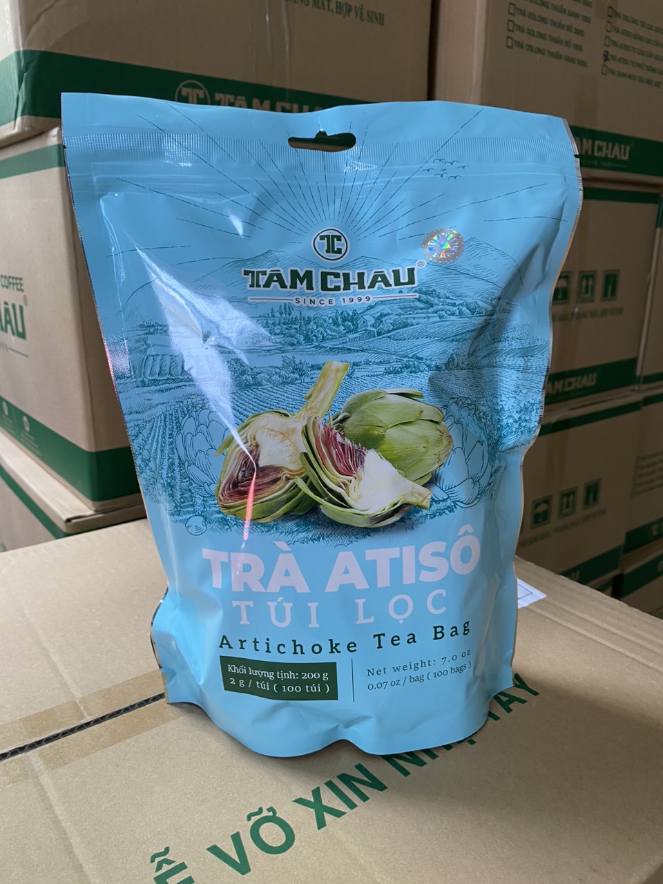 [HCM]Trà Atiso túi lọc Tâm Châu 200g