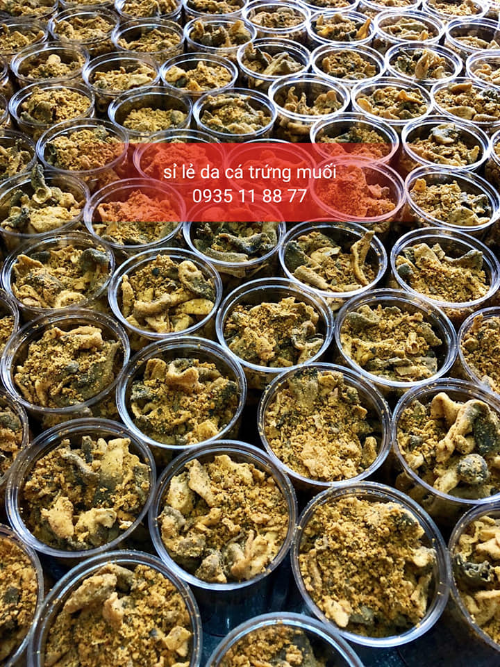 Da cá trứng muối hũ 250g