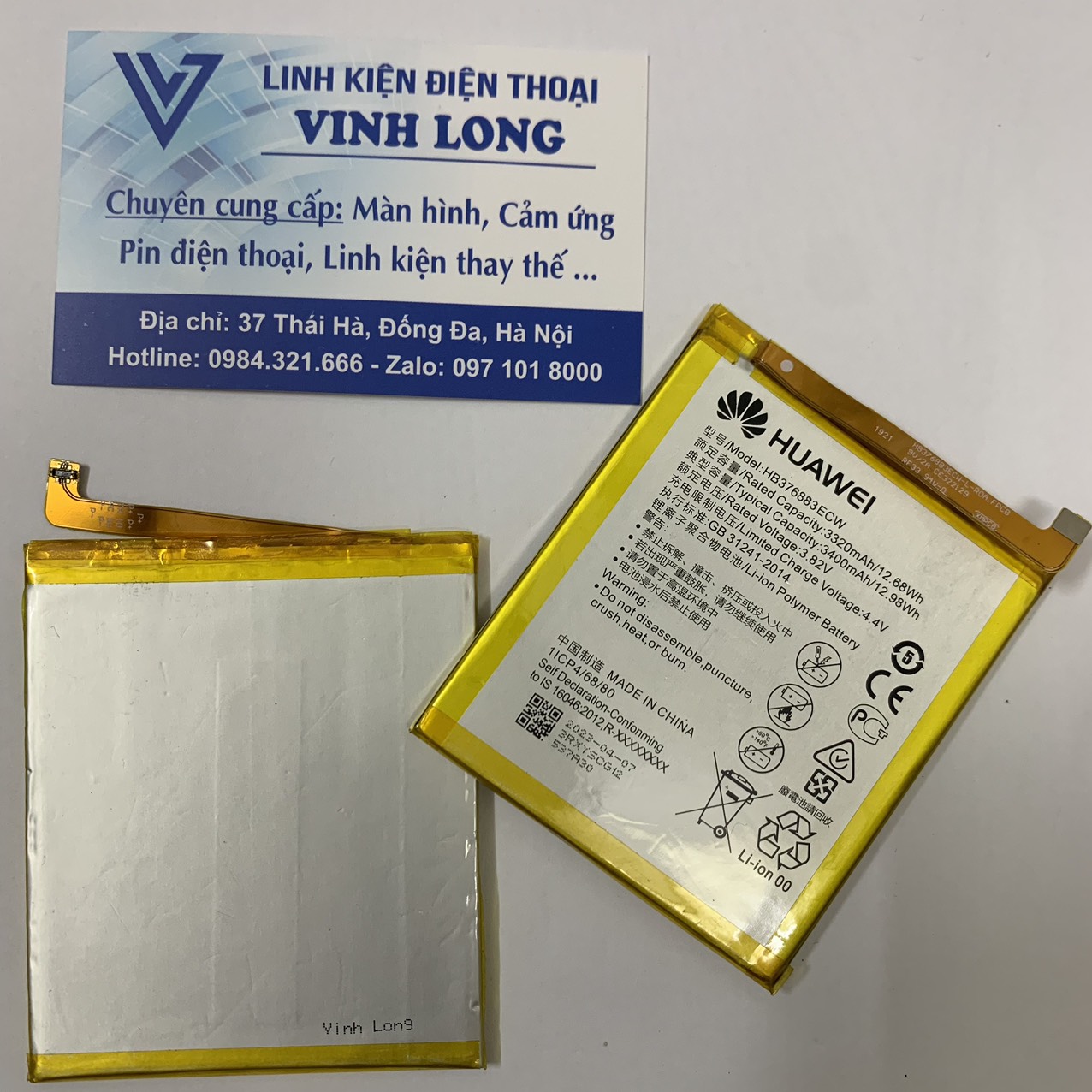 Pin huawei p9 plus 3400mah - new