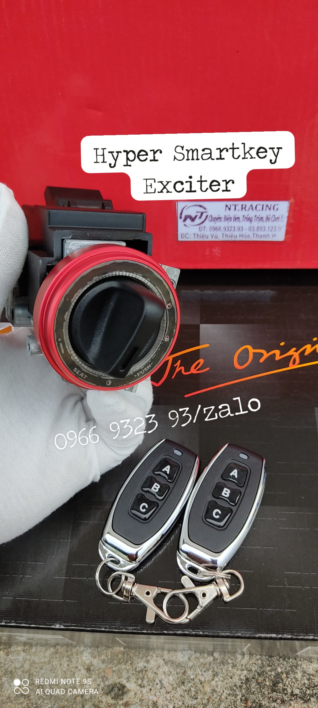 KHOÁ CHỐNG TRỘM XE MÁY HYPER SMARTKEY EX135 EX150
