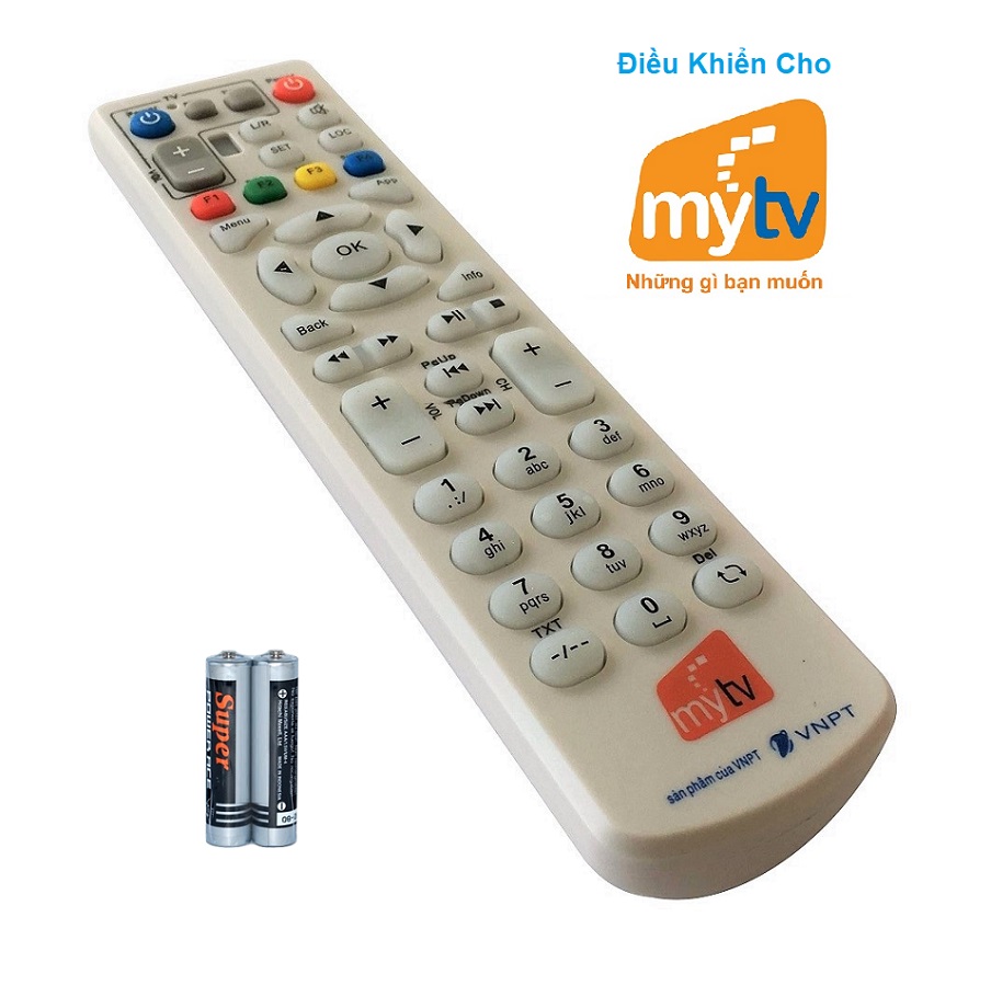 Remote Điều Khiển MyTv Hộp TV VNPT Kèm Pin