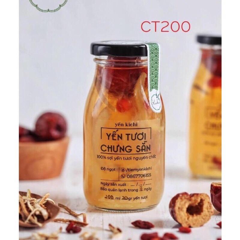 Chai Thuỷ Tinh 200ML Nắp Thiếc Đựng Sữa ,Nước Ép