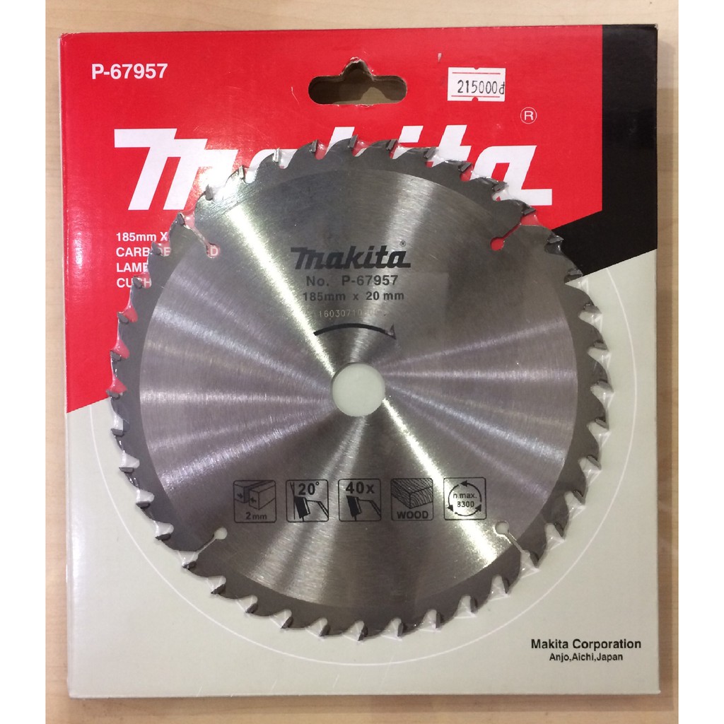 Lưỡi cắt gỗ Makita 180mm