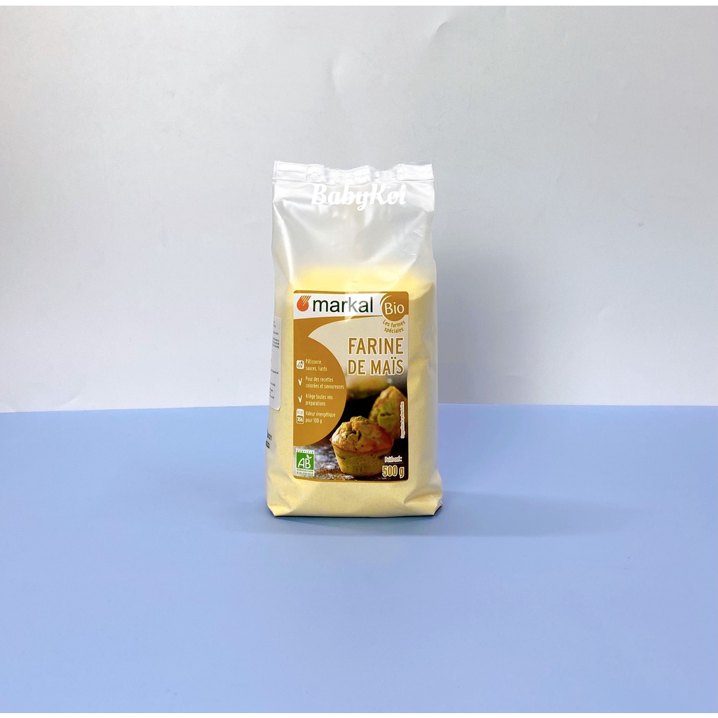 Bột bắp hạt mịn hữu cơ Markal