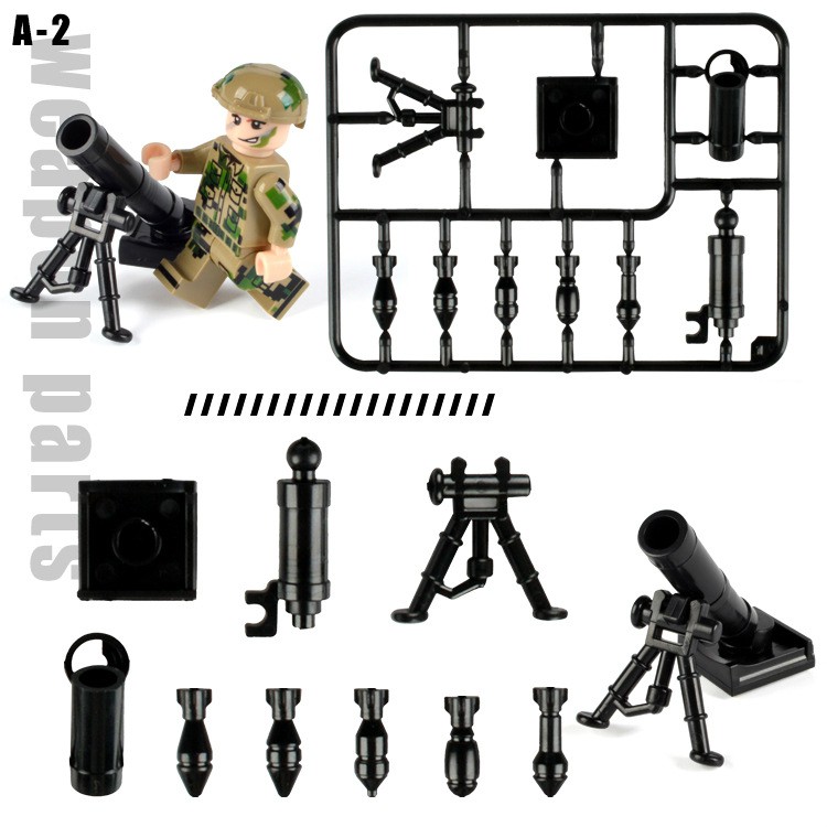 Vỉ phụ kiện .s.ú.n.g. cối no.517 - phụ kiện army