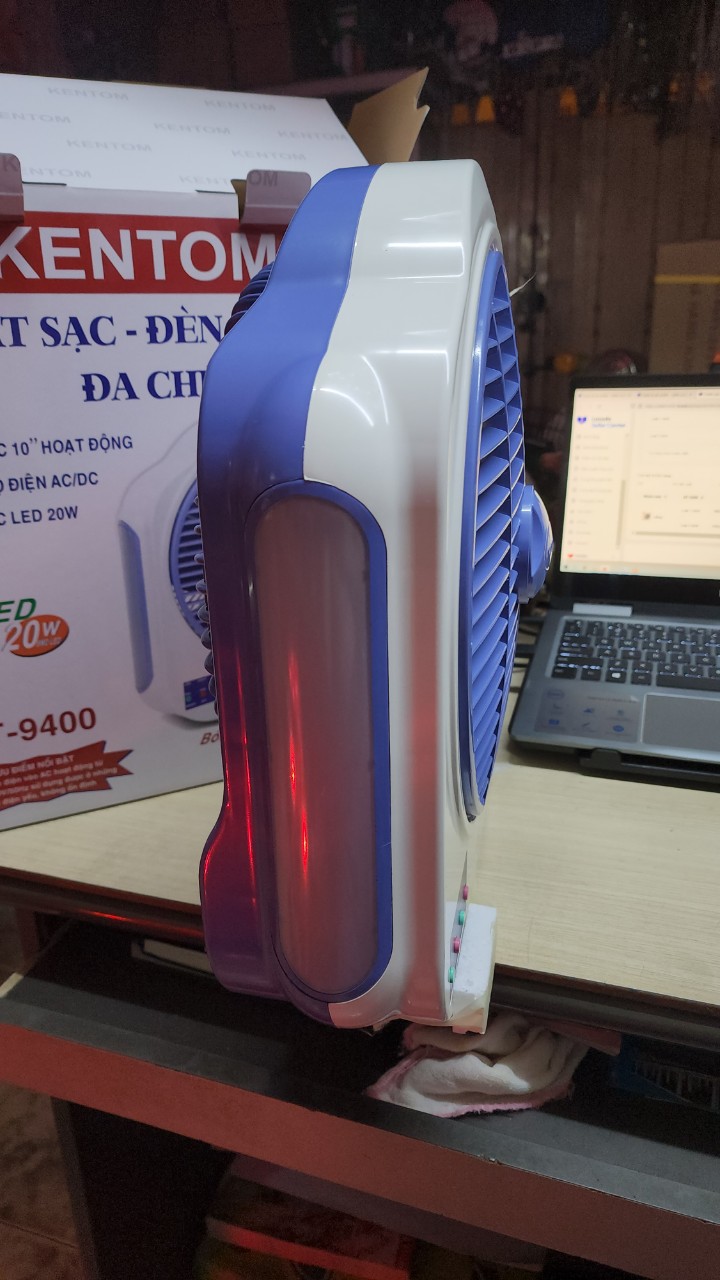[HCM]QUẠT SẠC KENTOM 9400 - 1 bình và 2 bình