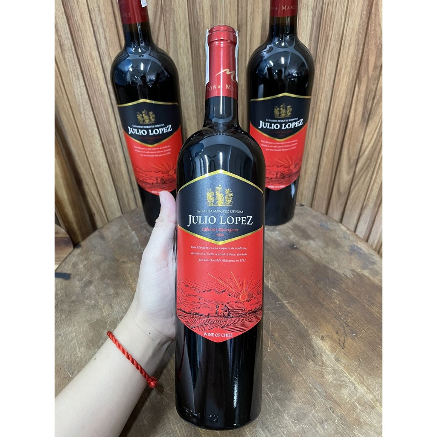Vang Chile Julio Lopez Cabernet Sauvignon 750ml