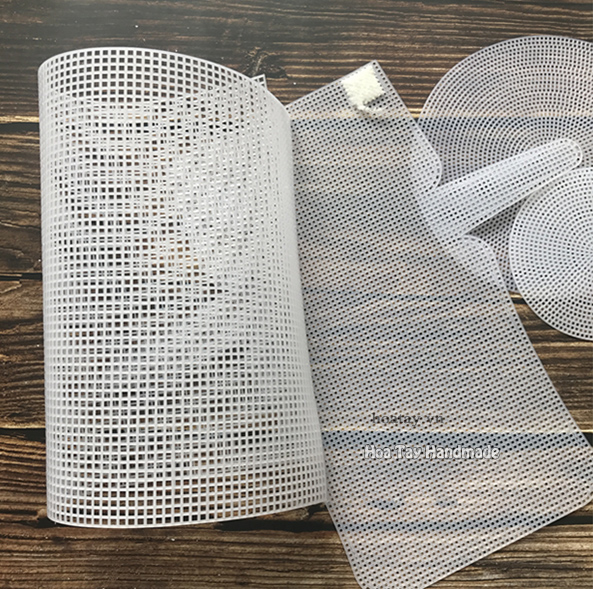 Canvas Tròn - Dùng làm khung túi ví đan móc len sợi Cq255