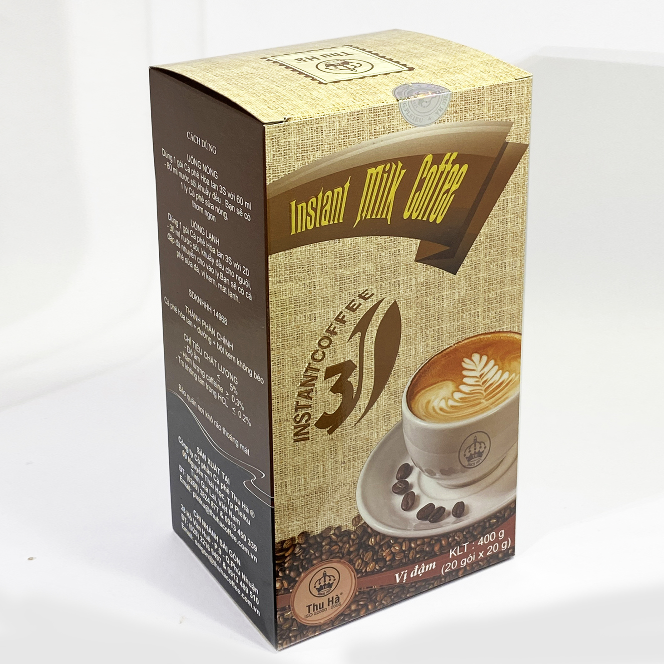 Cà phê Thu Hà Hòa Tan 3S (400g)