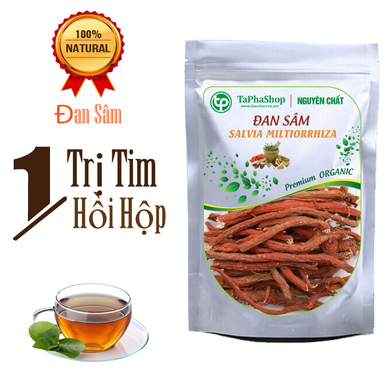 Đan sâm sấy khô 100g cao cấp - Hàng sạch thơm cao cấp - Thảo Dược Tấn Phát