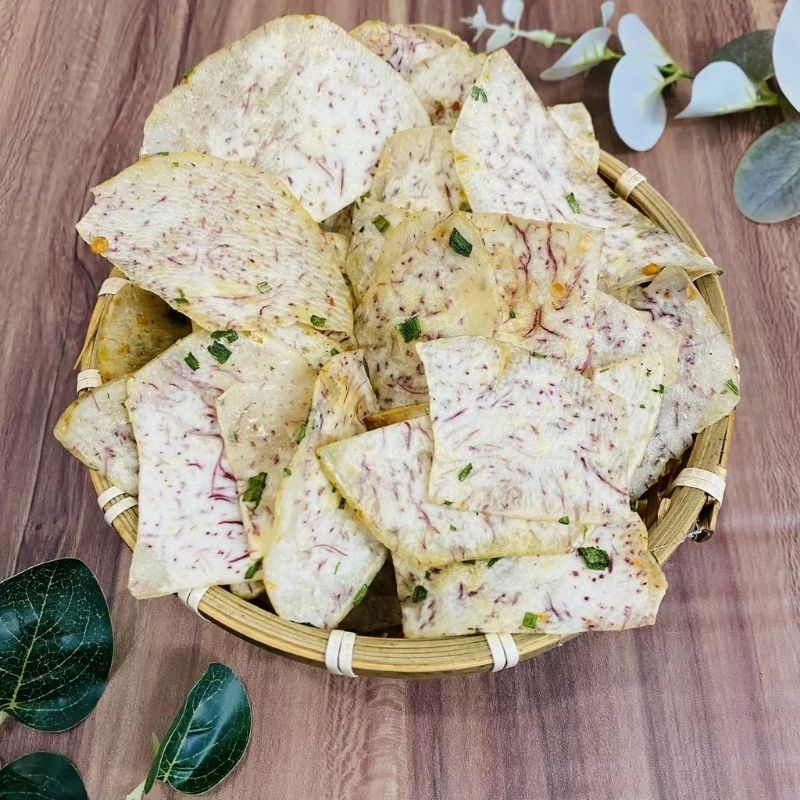 Khoai Môn Sấy Mắm Hành Đặc Sản Đà Lạt