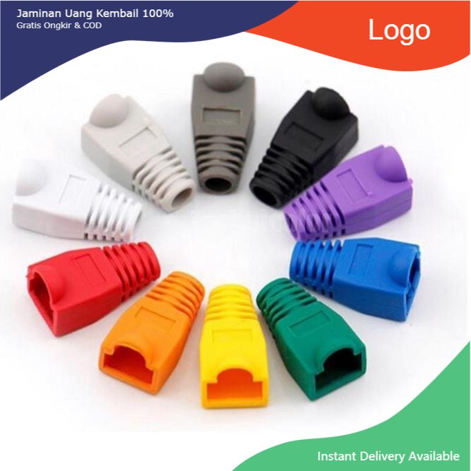 Vỏ bọc đầu cáp mạng RJ45 CAT5 CAT6 bao 100 cái
