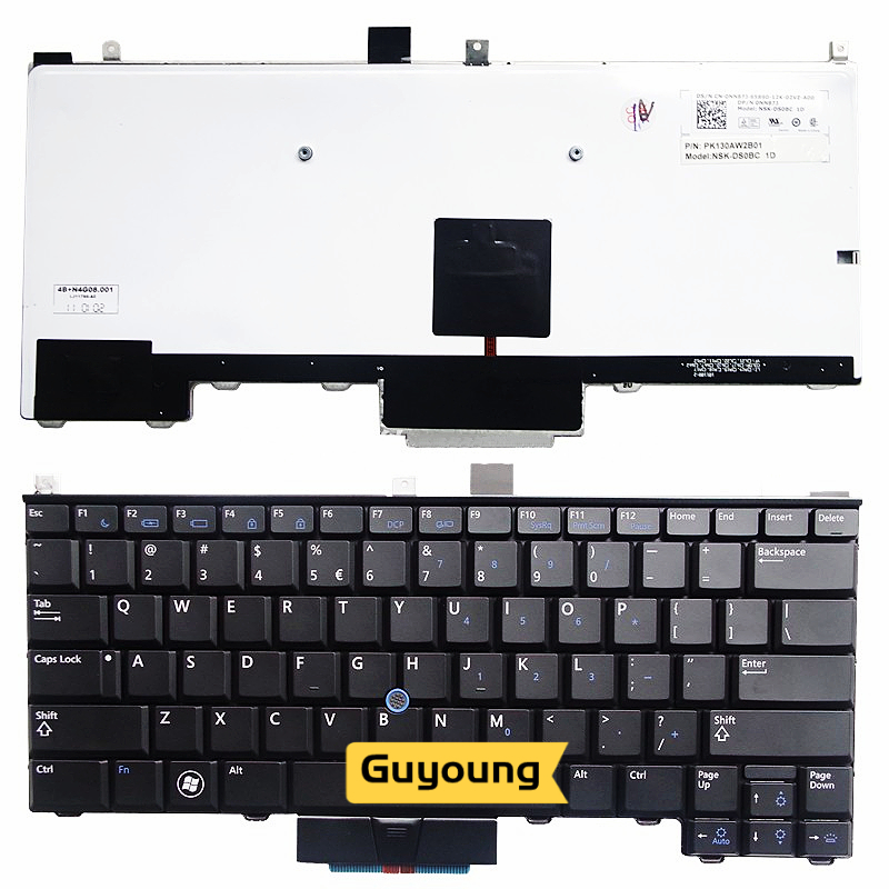 Bàn phím yjx us cho laptop latitude e4310 0p6vgx pk130aw2a00 c0ytj