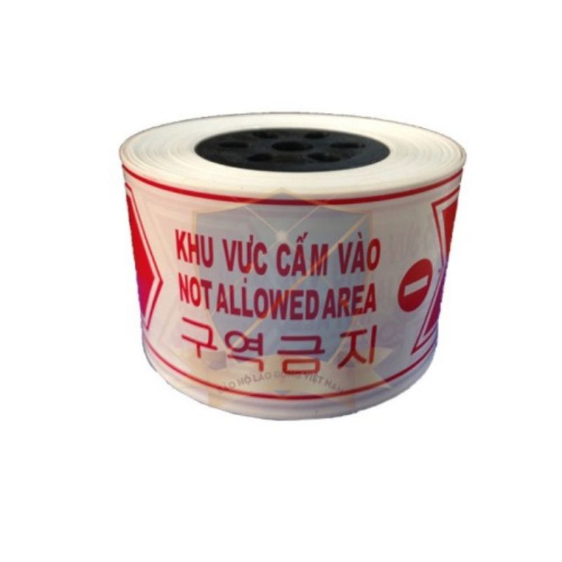 Băng keo cảnh báo công trình