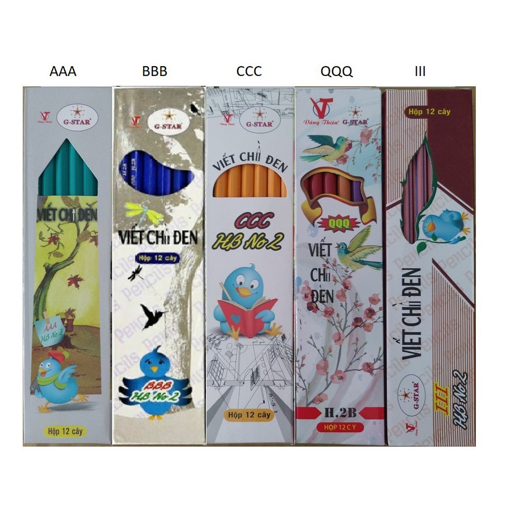 Bút Chì Đen Dẻo G-Star AAA/BBB/CCC - 2B