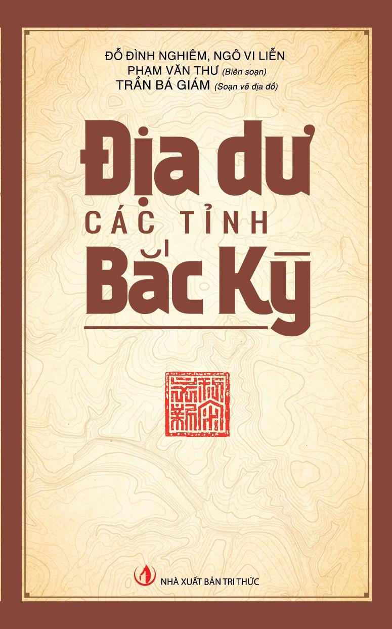 Địa dư các tỉnh bắc kỳ