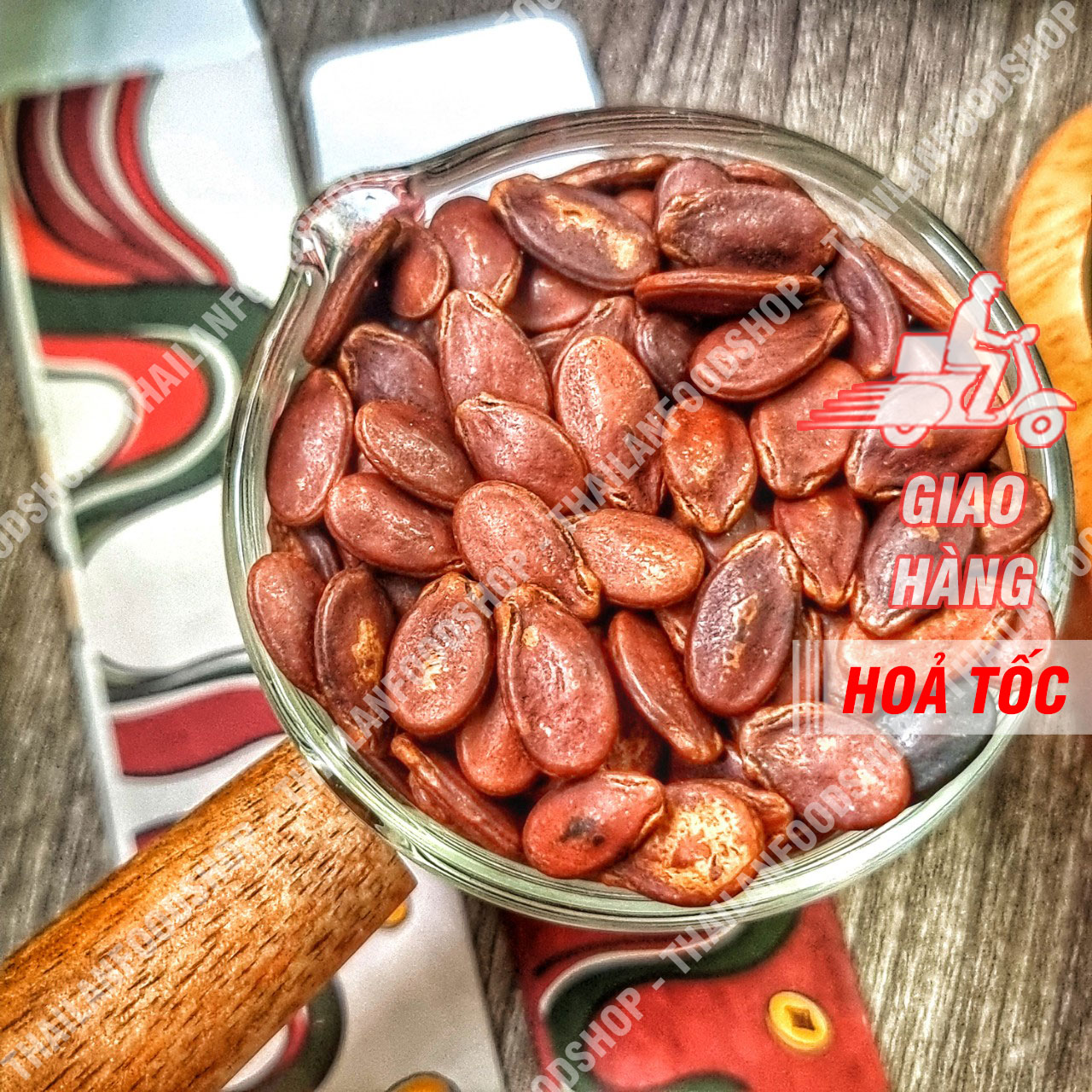 Hạt Dưa Rang Tay, Không Phẩm Màu - Lon 450gr