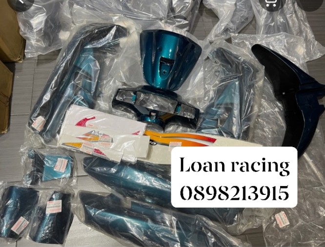 Dàn áo suzuki viva r màu xanh nhớt luôn tem zin chính hãng