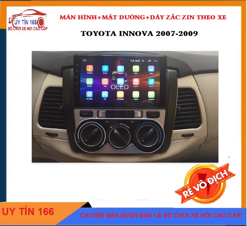 [Hỗ Trợ Lắp Đặt]VIETMAP S2 Màn hình lắp sim 4G, Hoặc wifi cho xe TOYOTA INNOVA 2007-2011 android 10.0 IPS chống chói DSP âm ly kính cường lực 25D TIẾNG VIỆT chỉ đường Màn hình android xe innova 2007 SHOP UY TÍN 166