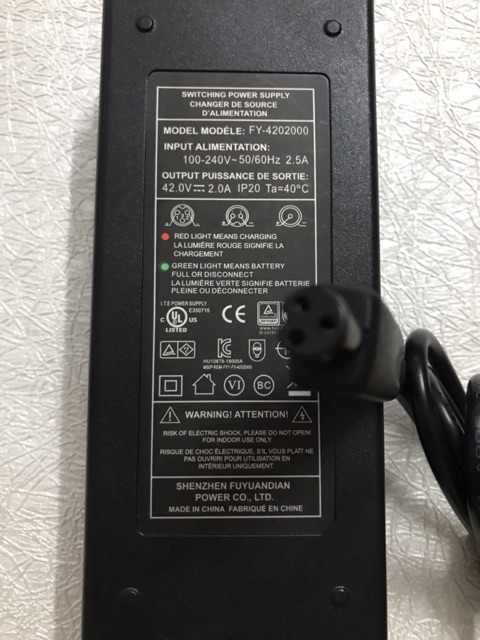 [HCM]Sạc xe điện cân bằng 42V 2A chất lượng (BL 64 14)