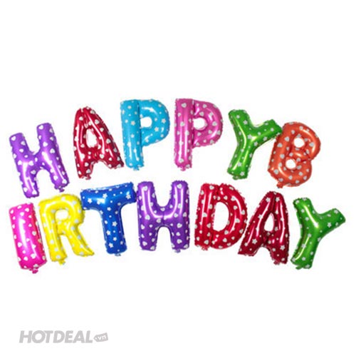 Bộ chữ HAPPY BIRTHDAY