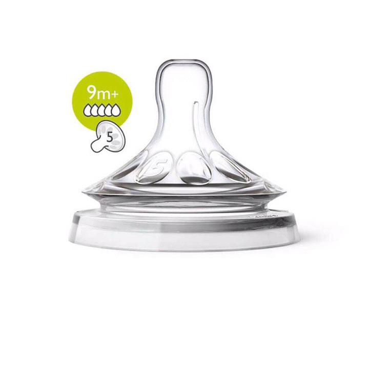 Núm ti Philips Avent Natural cổ rộng đủ số [CAM KẾT BÁN GIÁ NHẬP - HÀNG CHÍNH HÃNG]