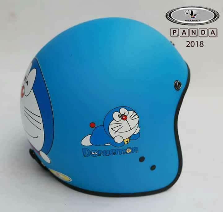 [HCM]Nón bảo hiểm doremon cao cấp 3/4 chất liệu tốt