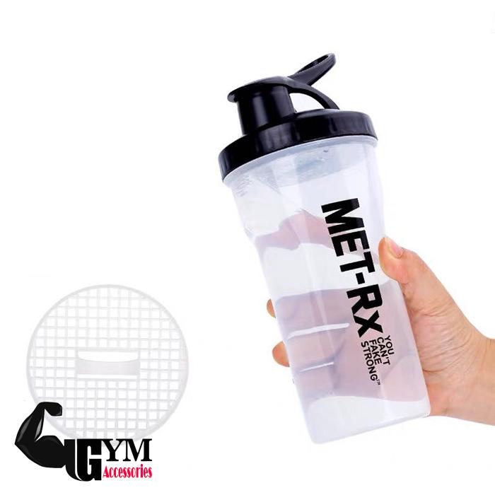 Bình lắc bình tập gym shake bottle Met-RX
