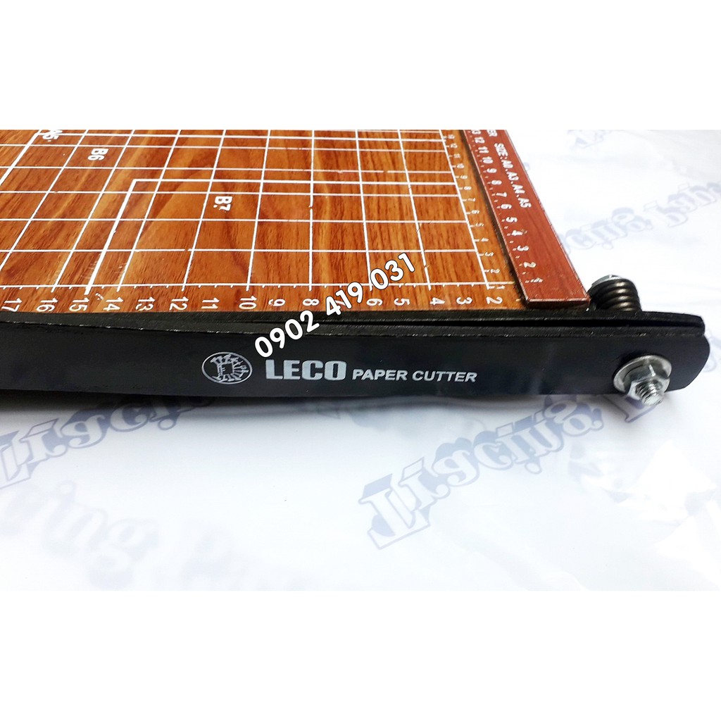 Bàn Cắt Giấy Paper Cutter Gỗ [  Cắt được khổ A4, B5, A5, B6, B7 ]
