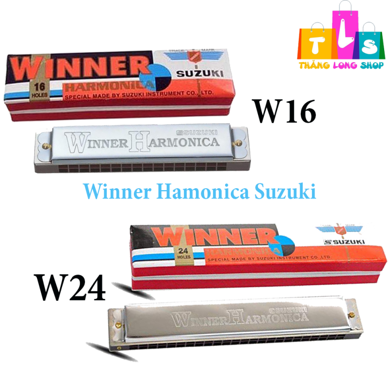 [Chính hãng] Kèn harmonica Suzuki Winner 16 holes và 24 holes
