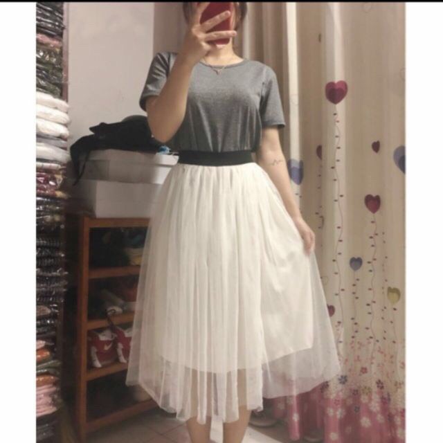 💝 FREESHIP 💝 Chân Váy Lưới TuTu 2 Lớp Hàng Cao Cấp N9