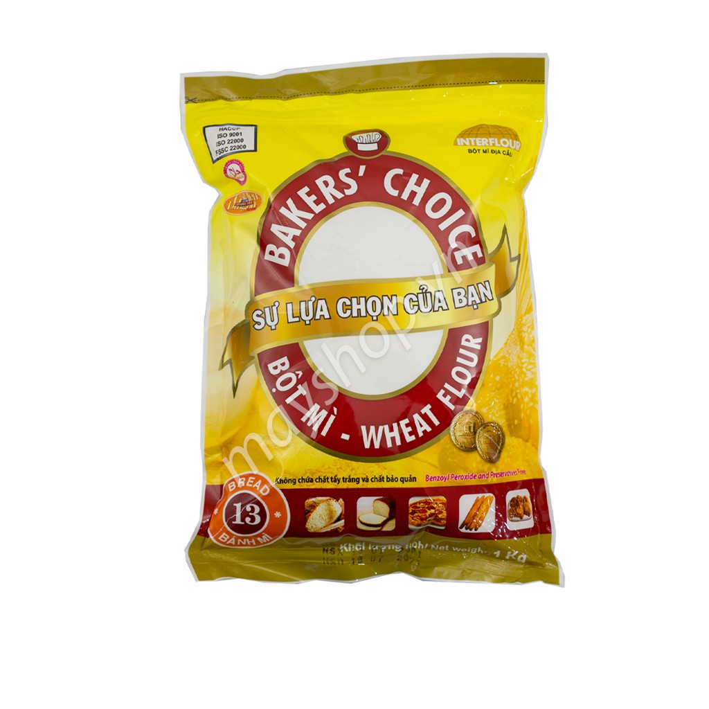 Bột mì Baker's Choice số 13, Bột làm bánh mì