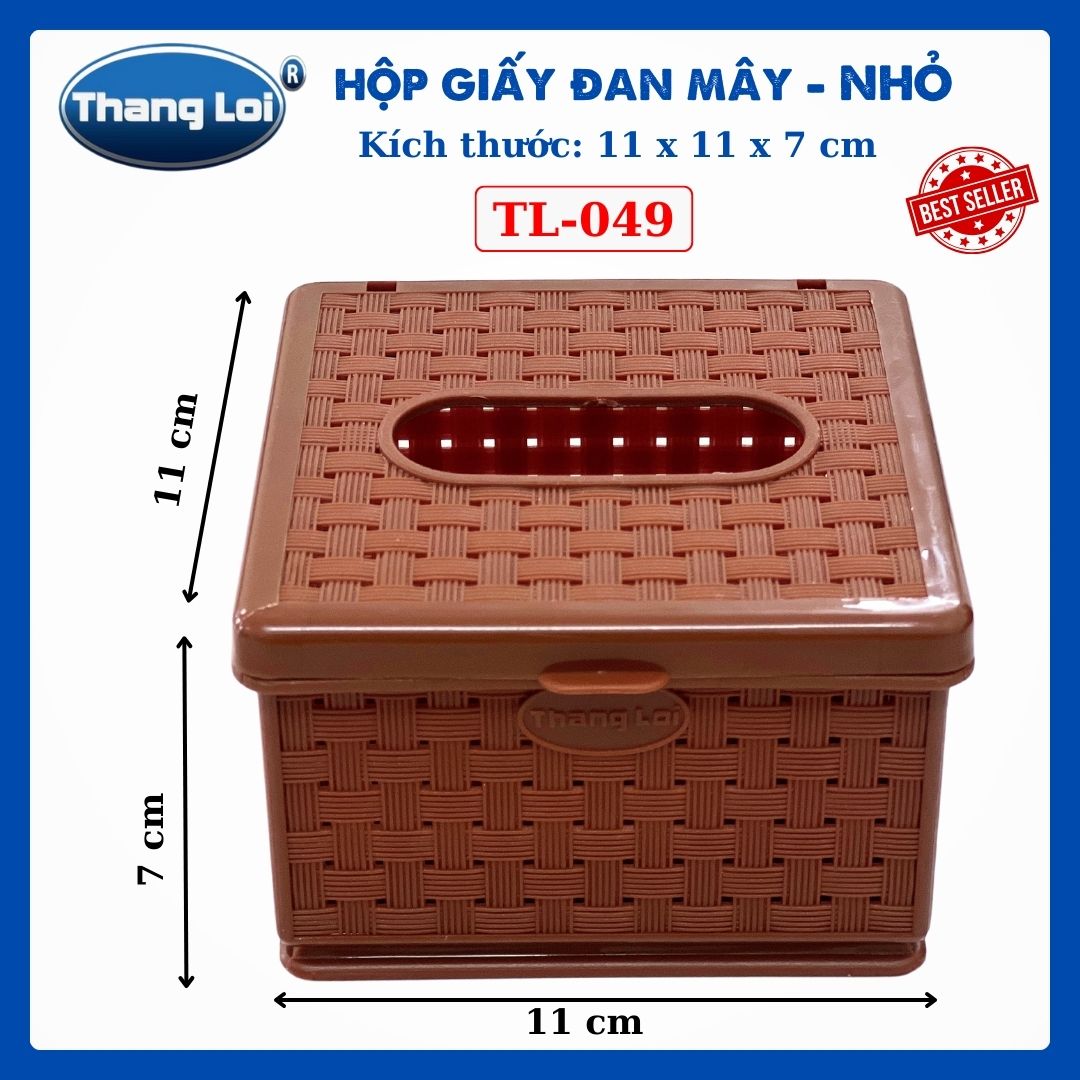 Hộp Đựng Khăn Giấy Vuông Size Nhỏ