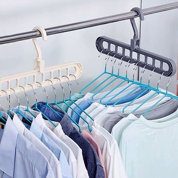 Móc Treo Quần Áo 9 Nấc tiện lợi-Móc Treo Cao Cấp-Móc Treo Quần Áo Thông Minh
