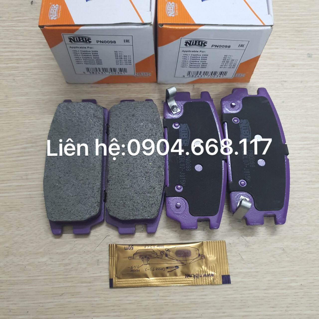Má phanh sau Captiva (Hàng nhật )