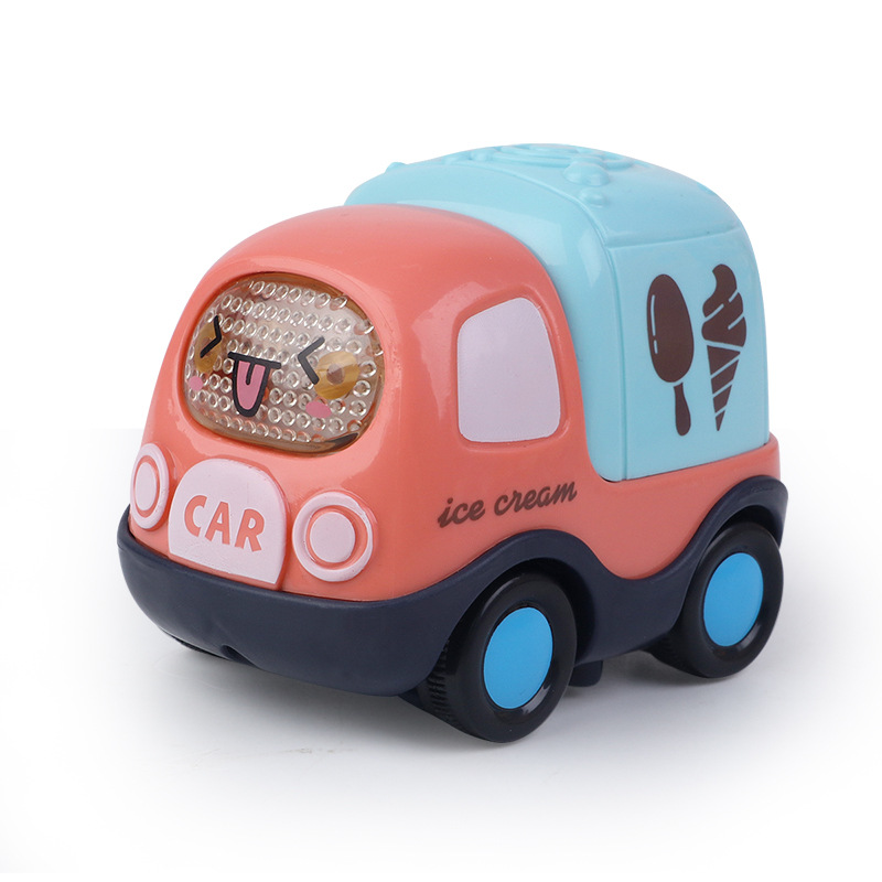 Xe ô tô đồ chơi cho bé KAVY chạy đà quán tính mô tả xe cảnh sát, cứu hỏa, taxi, bus đẹp dễ thương