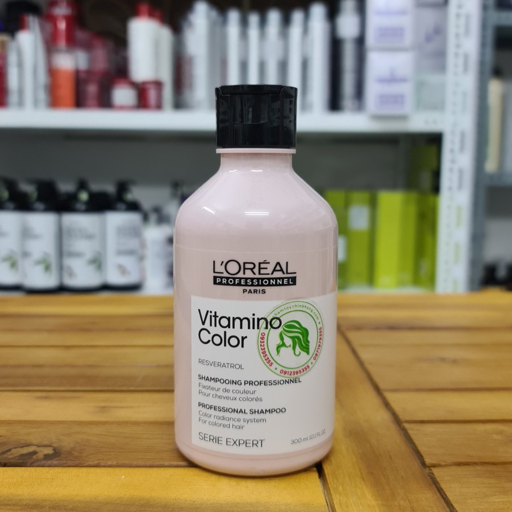 Dầu gội xả L'oreal Vitamino dưỡng màu tóc nhuộm 500ml - 300ml -200ml