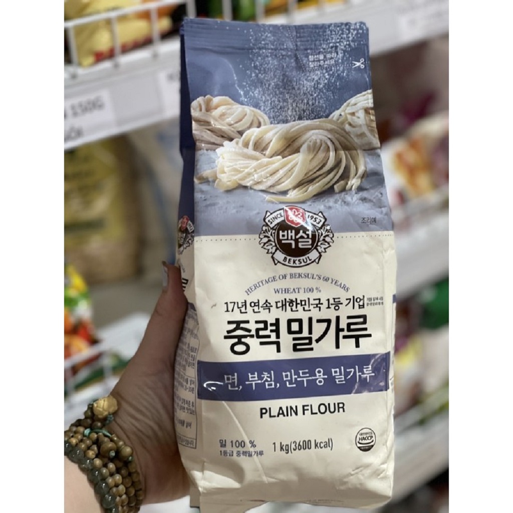 Bột mì Hàn Quốc beksul 1kg số 8-11-13
