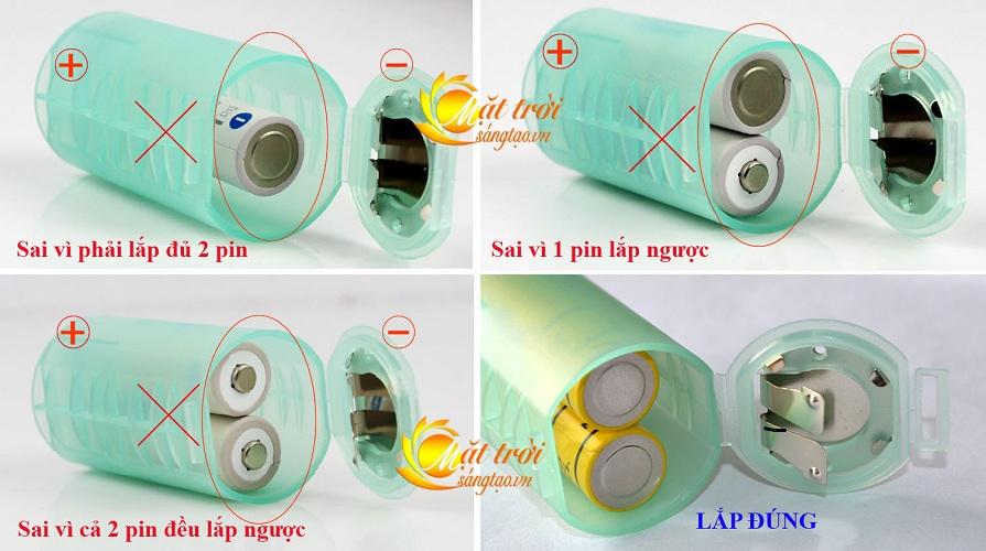 Bộ 2 adapter chuyển đổi pin tiểu AA thành pin đại D