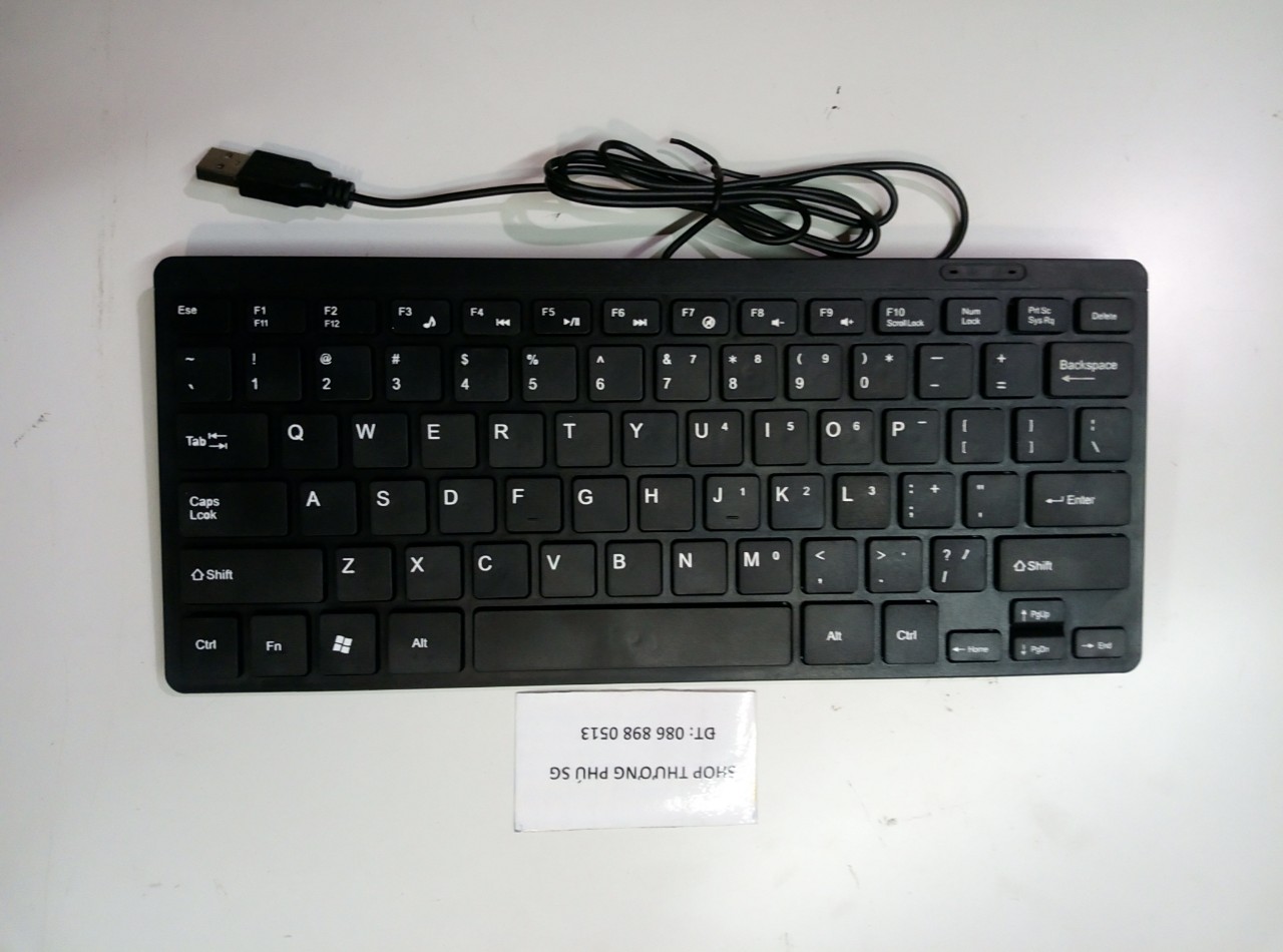 [HCM]Bàn phím Mini có dây Keyboard K1000 - Chuẩn USB