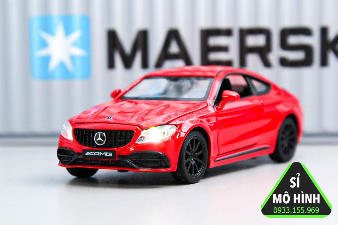 [HCM][ Sỉ Mô Hình ] Mô hình xe Mercedes C63 Coupe New 1:32