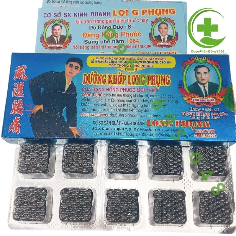 Dưỡng Khớp Long Phụng Viên Hoàn - Hỗ Trợ Đau Nhức Xương Khớp