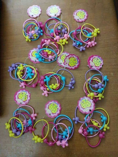 BỘ 2 TÚI DÂY BUỘC TÓC CHO BÉ (1 TÚI 50C)