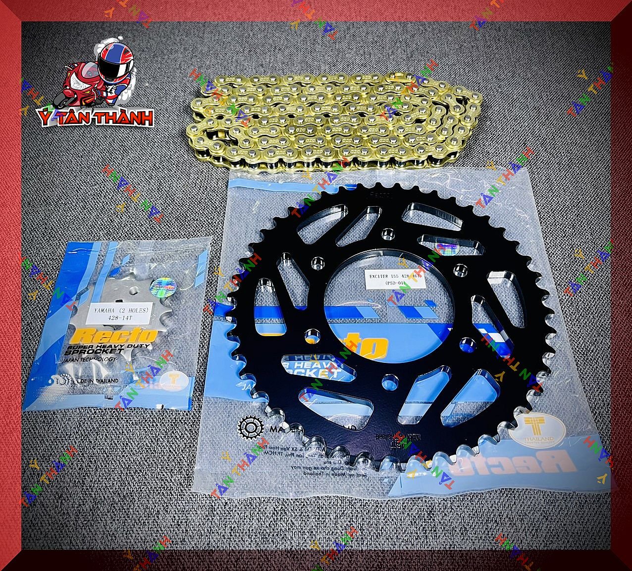 Nhông sên đĩa tải recto exciter 150,155vva đủ số ren MS29