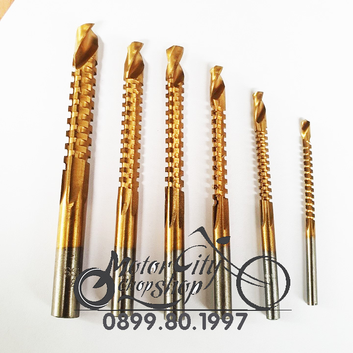 Mũi khoan răng cưa đa năng phủ titanium 3-8mm